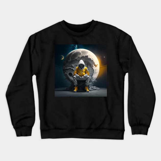 Astro Chill Crewneck Sweatshirt by WilbDigital